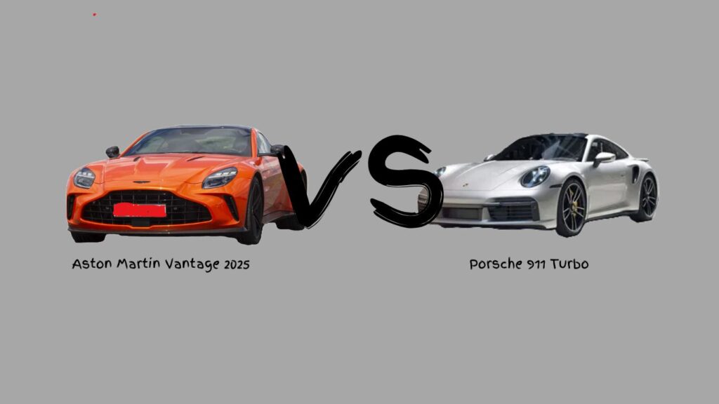 2025 Aston Martin Vantage vs. Porsche 911 Turbo